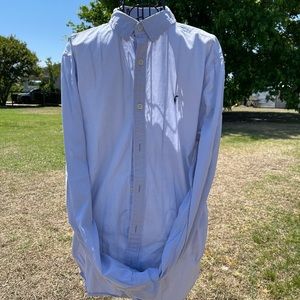 Mens All Saints button up blue/gray Slim fit